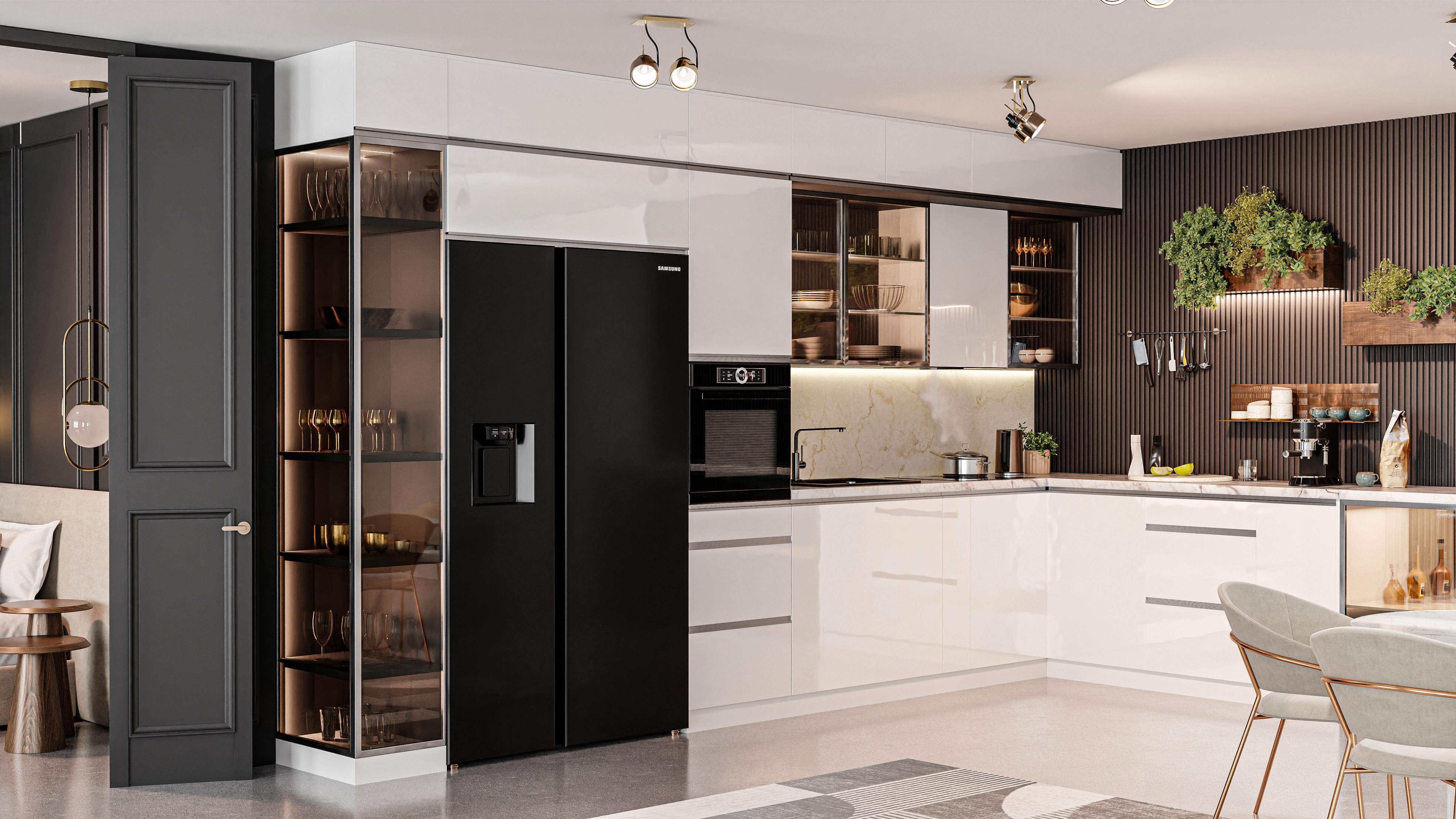 Tania Nowoczesna minimalistyczna kuchnia paris na wymiar