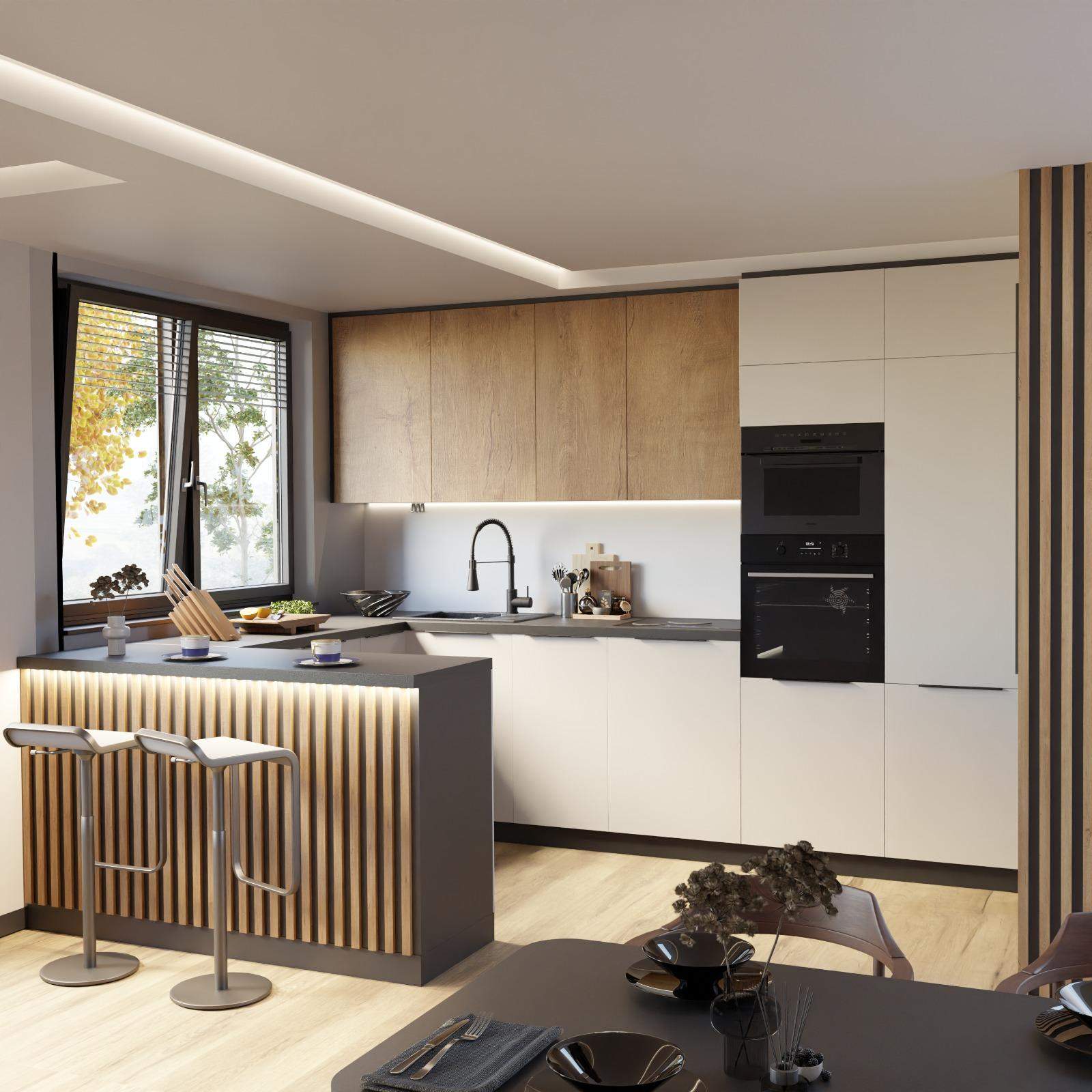 Tania Nowoczesna minimalistyczna kuchnia LOFT na wymiar